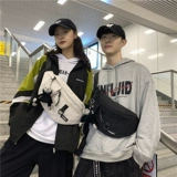 Мужская японская брендовая нагрудная сумка, сумка на одно плечо, поясная сумка, рюкзак, небольшая сумка, тканевая сумка через плечо для школьников