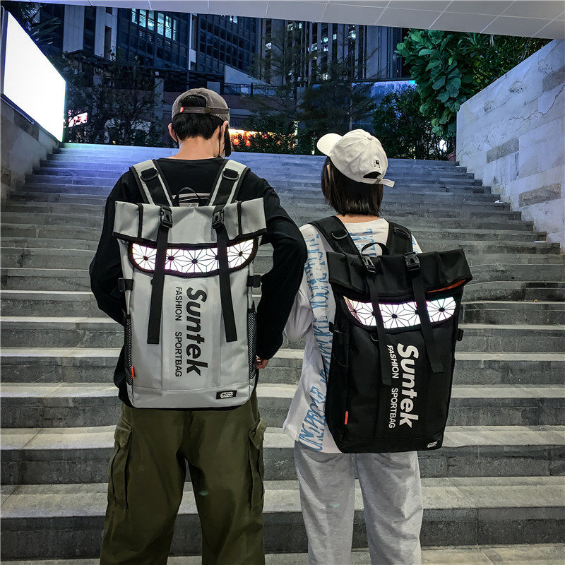 大容量中学生大学生男士电脑包 满江红箱包双肩背包