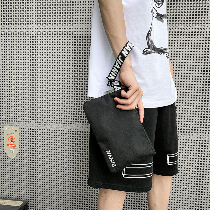 男士手包信封包韩版潮男包小怪兽 满江红箱包男士包袋