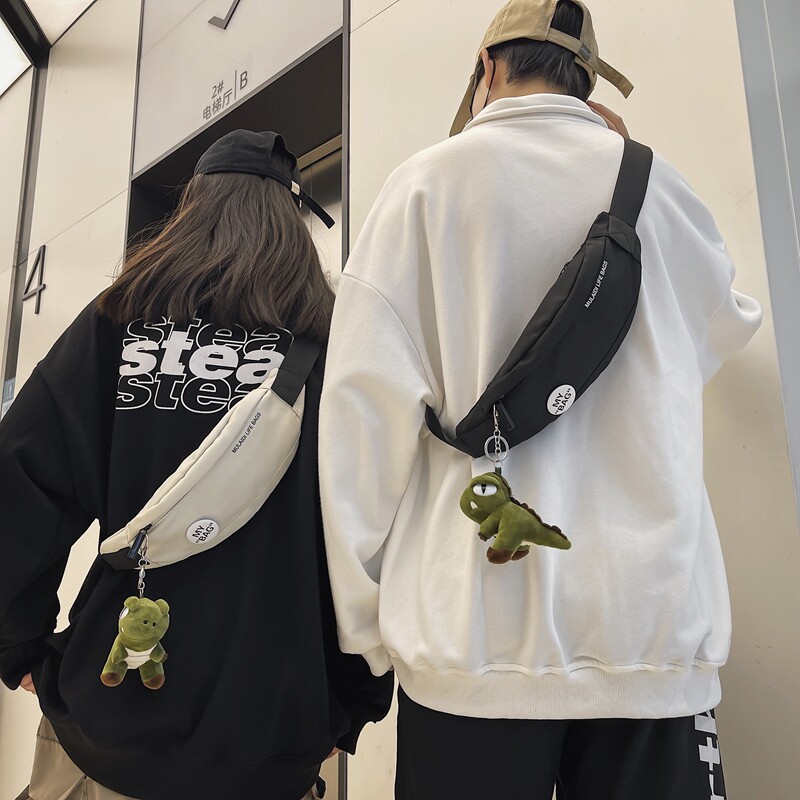 胸包男士男潮牌ins斜挎包 满江红箱包男士包袋