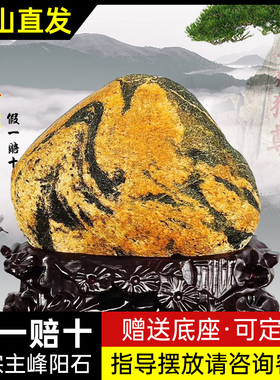 泰山靠山石招财补角镇宅摆件
