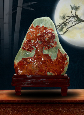 阿富汗玉石天然岫玉奇石