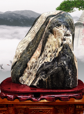 泰山石敢当景观客厅原石