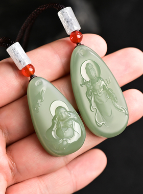 天然玉石玉赐平安情侣