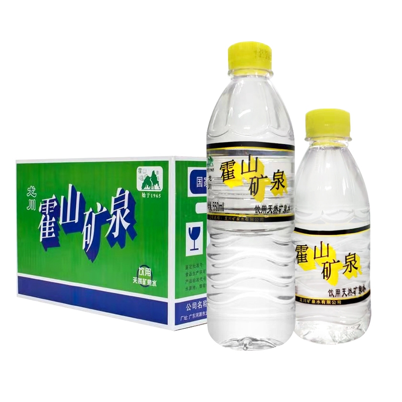 龙川霍山矿泉水非苏打饮用水330ml*24瓶薄膜装正品-图3