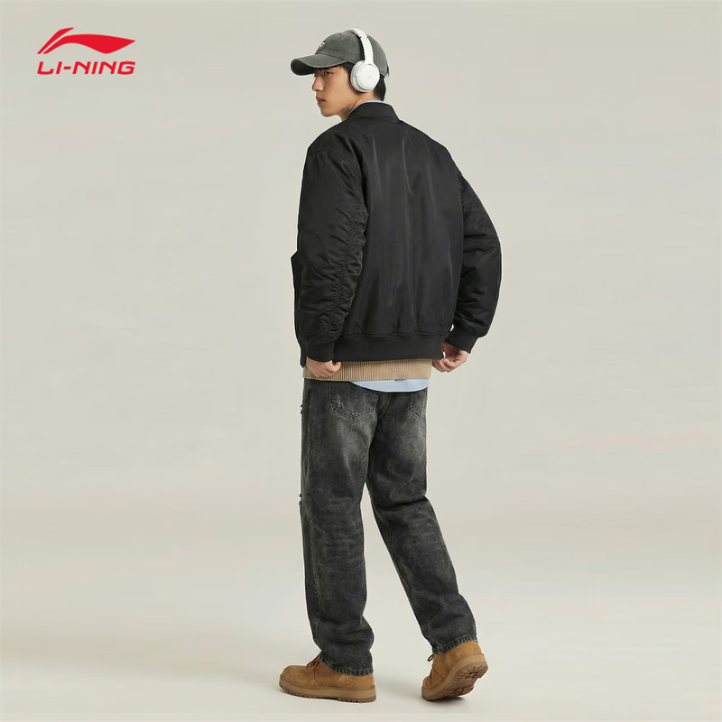 李宁运动夹克男款2026春季新款百搭休闲棒球服上衣外套AJMW007,淘宝优惠券,粉丝福利购,淘宝优惠卷