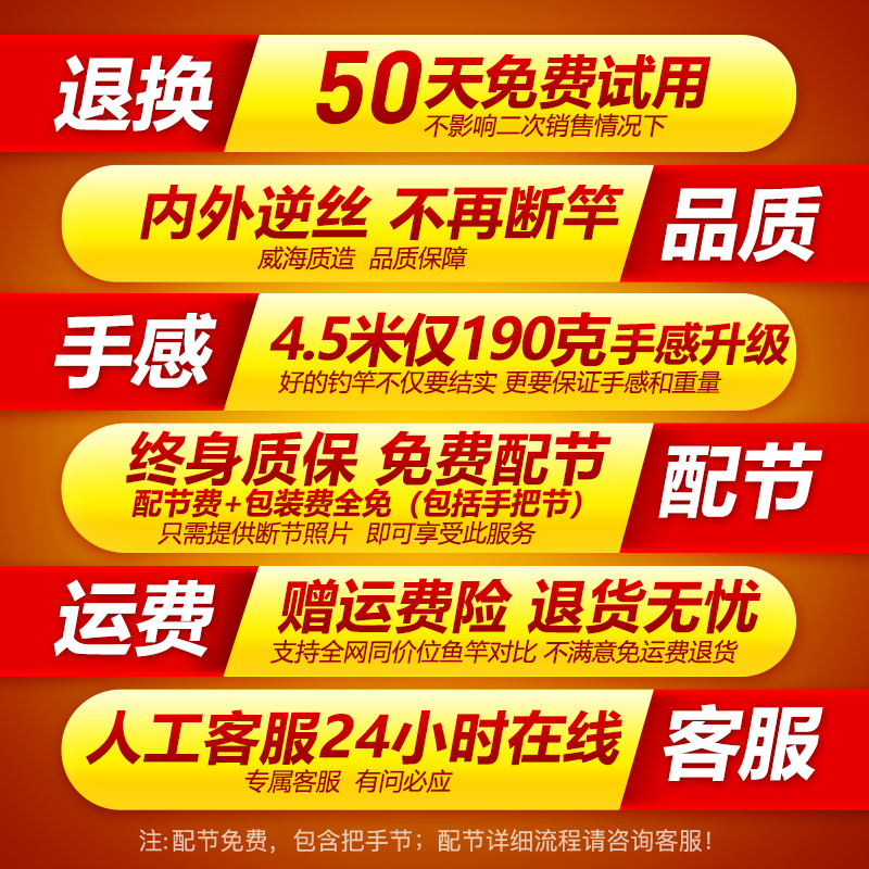 调钓鱼竿手杆台钓竿品牌 12H 大物杆青鲟鱼竿巨物暴力杆超轻超硬 19 调钓鱼竿手杆台钓竿品牌 12H 大物杆青鲟鱼竿巨物暴力杆超轻超硬 19