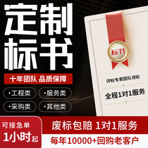 Tender making bidding document writing project cost construction technical plan business bidding and bidding writing