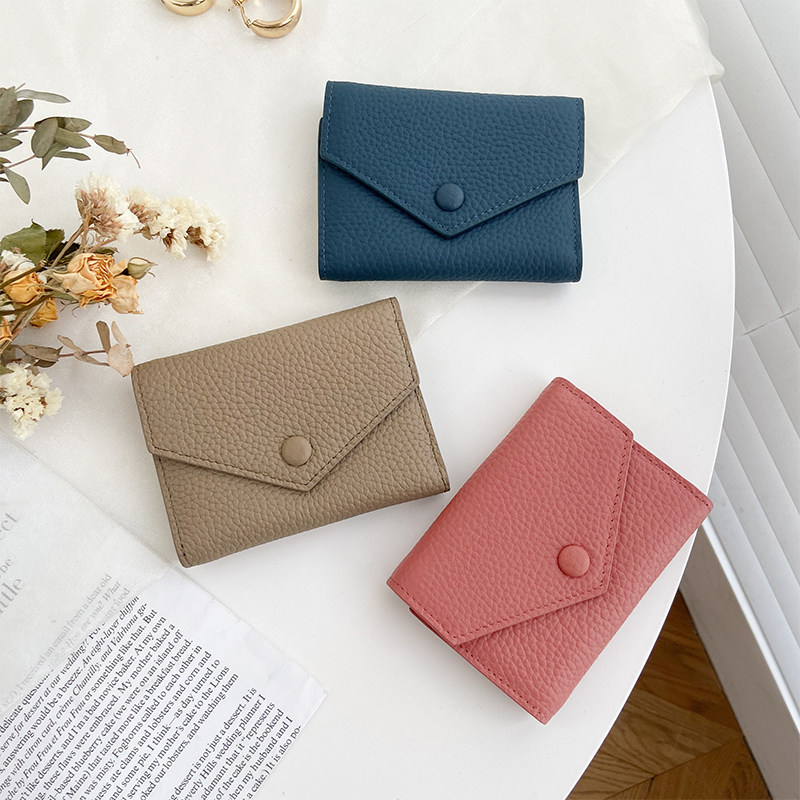 2022新款韩版女士短款折叠小钱包 zoress钱包