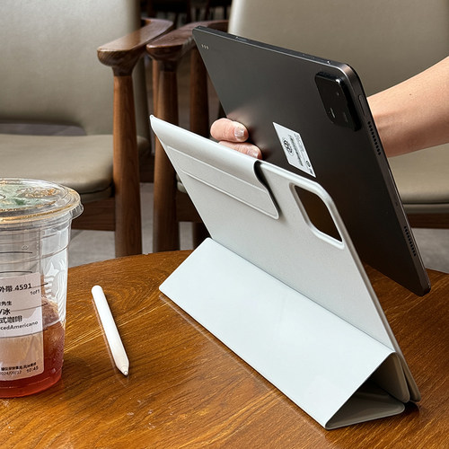 新款3+y适用小米9ProMax13.3壳pad7平板8pro保护套磁吸拆分防弯Ultra无笔槽Y折6spro12.5双面夹搭扣超薄三折 - 图1
