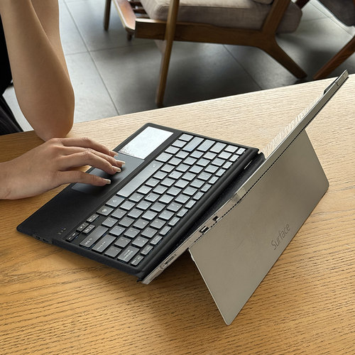 适用微软surface键盘pro3/4/5/6/7/7+磁吸无线蓝牙go/go2/go3/g4屏幕键盘盖8/9/10/X平板电脑鼠标套装二合一 - 图2
