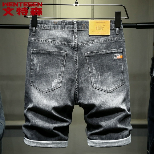 Штаны, трендовые летние шорты, джинсы, в корейском стиле