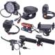 14 ນິ້ວ Hummingbird driving folding electric headlight LED handlebar taillight ເຫມາະສໍາລັບເຄື່ອງມື USB charger, ແລະອື່ນໆ.