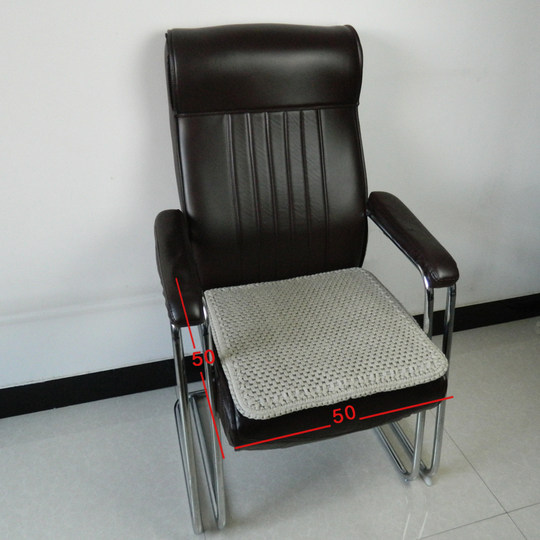 纯亚麻老板椅坐垫沙发垫电脑椅办公室椅家居垫防滑高档餐桌座椅垫