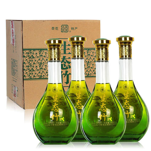山西杏花镇特产 正宗正品竹叶酒 45度生态竹酒500ML*4瓶整箱特价 - 图3
