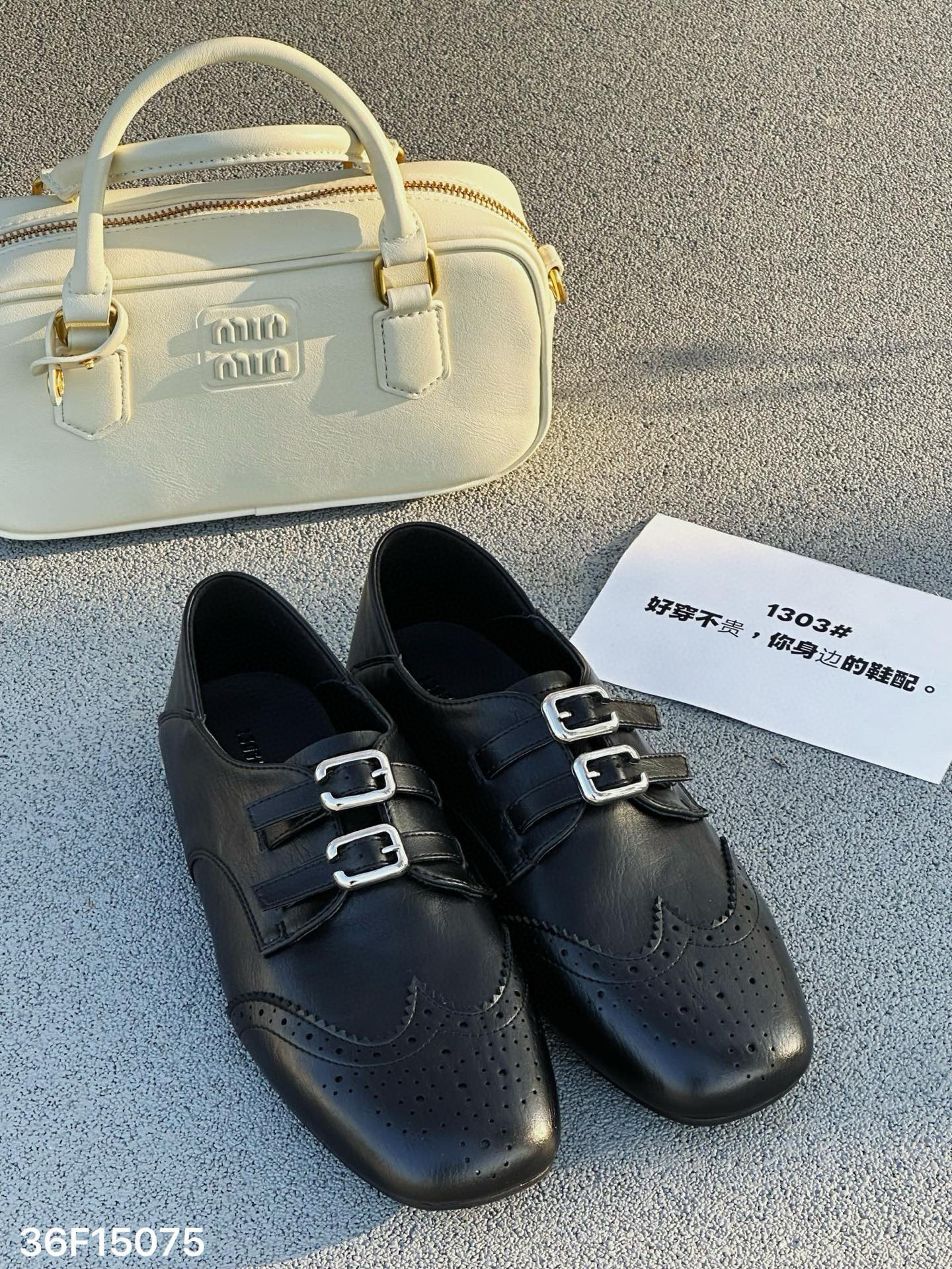 欧洲站2026春复古布洛克方头乐福鞋百搭黑色皮带扣小皮鞋女15075,淘宝优惠券,粉丝福利购,淘宝优惠卷