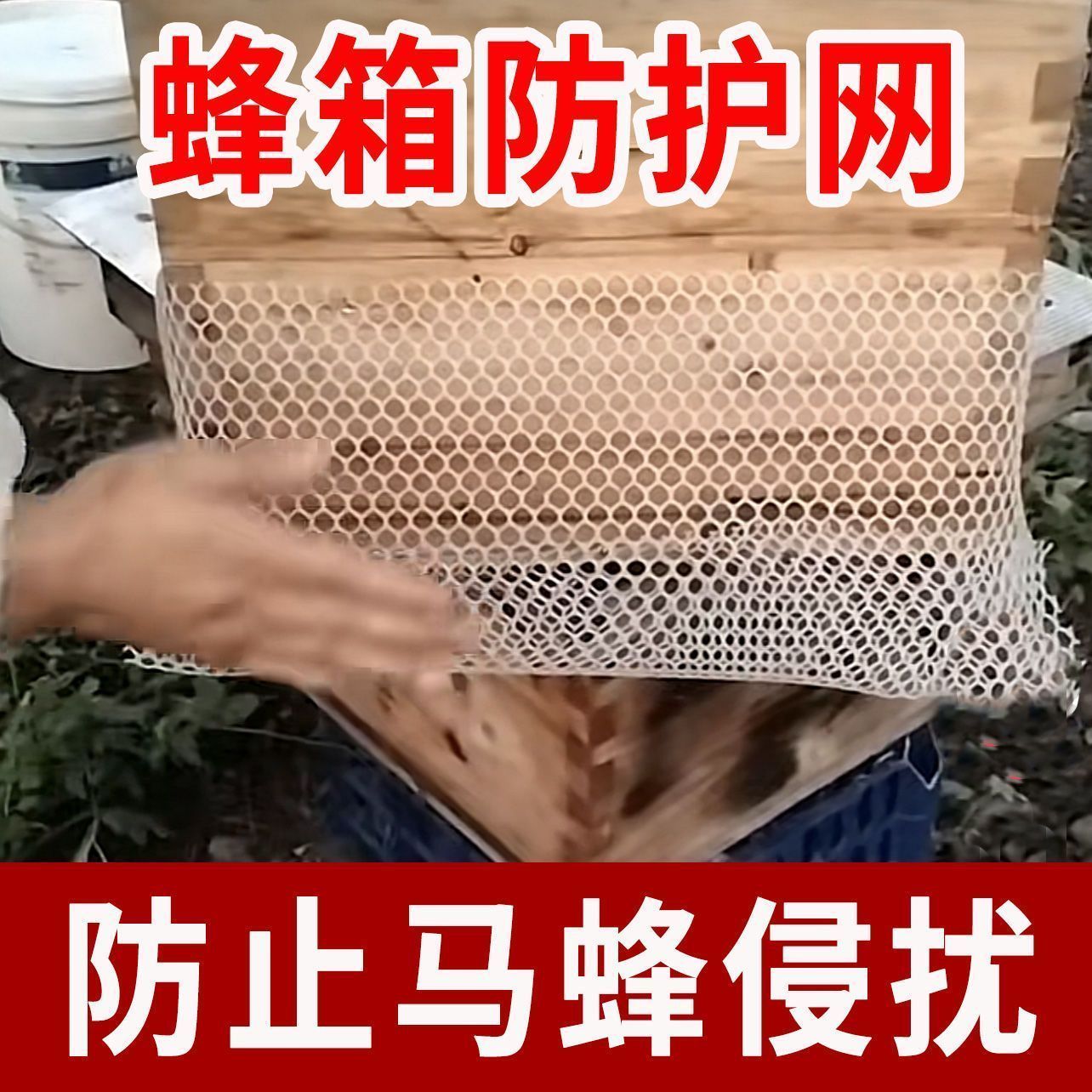 蜂场防蜂网防马蜂网格胡蜂虎头蜂专用网蜂箱配件保护蜜蜂用具工具 - 图2