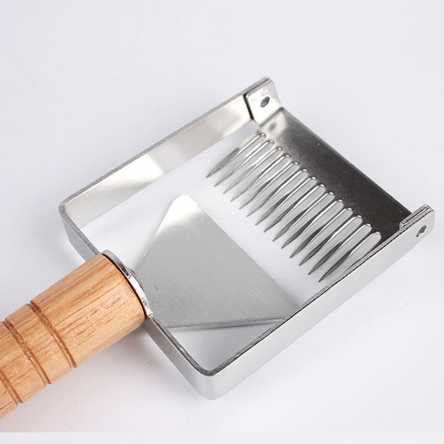 养蜂工具摇蜜机封盖蜡割蜜刀割蜜叉取蜜器巢础用品刮蜜刀全套蜂具 - 图0