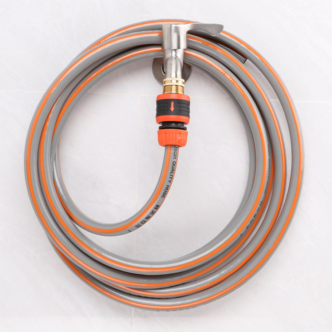 水龙头水管软管自来水管带接头家用洗车浇花阳台冲洗4分pvc塑料管