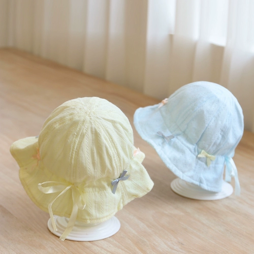 Детская осенняя летняя милая тонкая шапка, в корейском стиле, защита от солнца