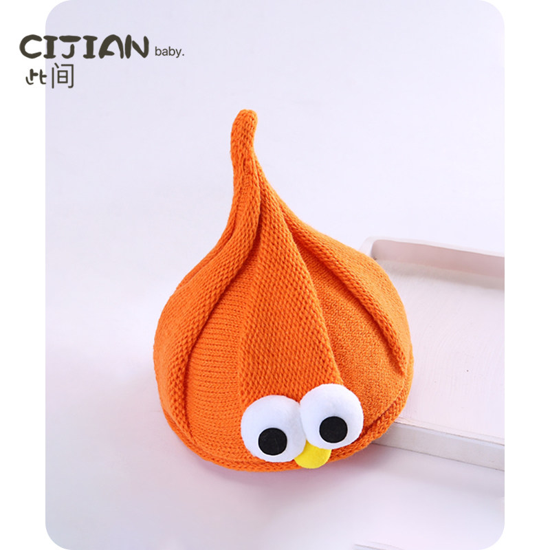 儿童帽子韩版男童女童秋冬季保暖针织婴儿尖尖帽巫师大眼睛可爱萌,淘宝优惠券,粉丝福利购,淘宝优惠卷