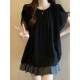 ຂະໜາດໃຫຍ່ 300 ປອນ ເສື້ອຢືດ chiffon ວ່າງສຳລັບແມ່ຍິງລະດູຮ້ອນ
