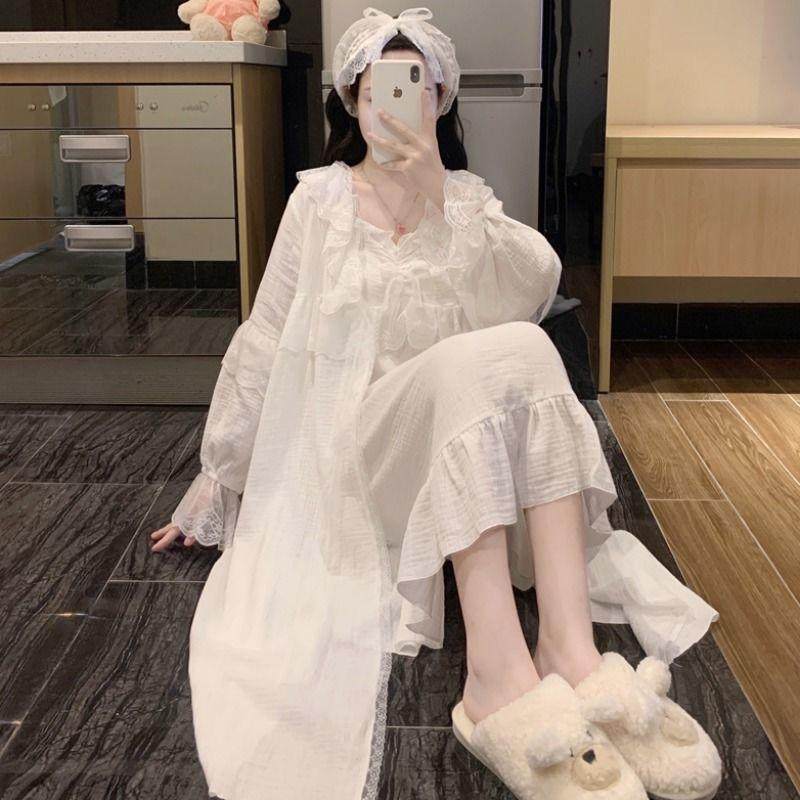 特大码300斤睡衣女春秋吊带睡裙睡袍套装胖mm200甜美家居服两件套,淘宝优惠券,粉丝福利购,淘宝优惠卷