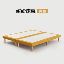 Solid Wood Bed Pine Wood Split Bed Frame Tatami Bed Children Single Double 1 8 m 1 5 m beds No headboard