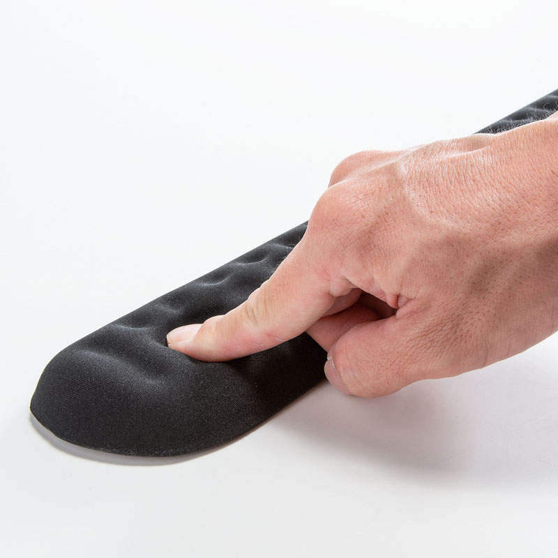 日本SANWA环保记忆棉人体工学键盘护手腕托垫护腕鼠标垫托耐脏 - 图2