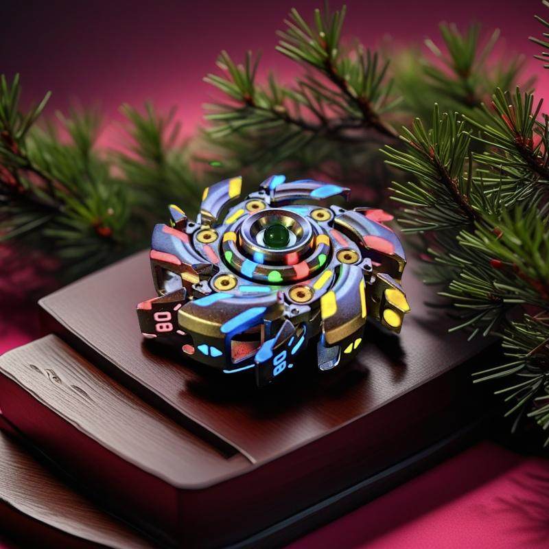 暴躁08夜光指尖发光陀螺金属手转解压神器黑科技不锈钢edc玩具,淘宝优惠券,粉丝福利购,淘宝优惠卷