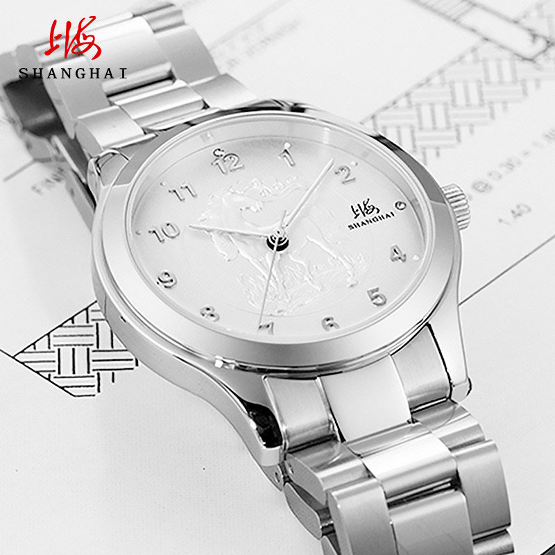 上海牌手表机械表 文化系列纪念表生肖表马表2020清仓正品手表586