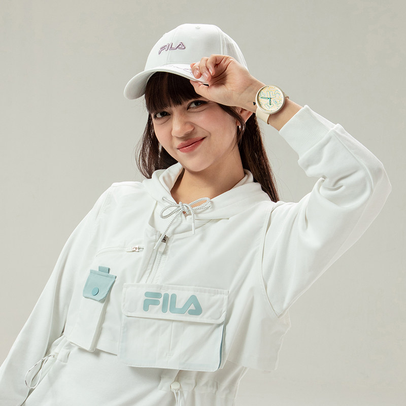 fila新款百搭撞色男女硅胶手表 fila手表欧美腕表