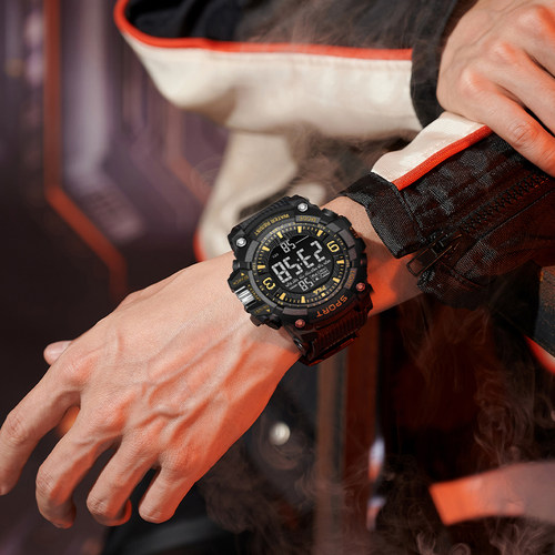 FILA斐乐电子手表运动防水男初高中大学生多功能夜光腕表礼物6564 - 图2