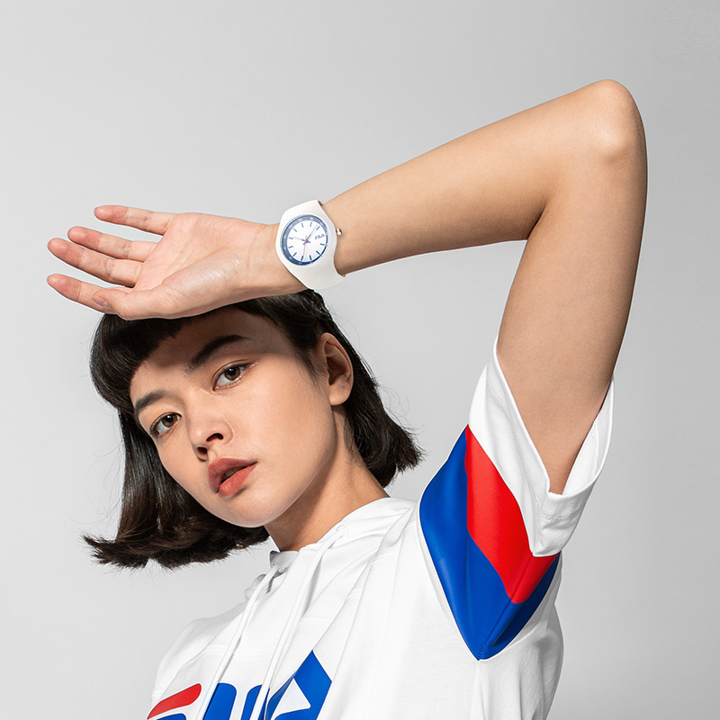 fila手表官方旗舰店FILA斐乐手表女正品简约潮流情侣运动硅胶时尚欧美石英表777-0043
