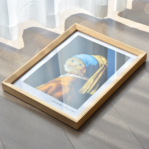 Настенная фоторамка из натурального дерева, индивидуальный постер, делается под заказ, изысканный стиль