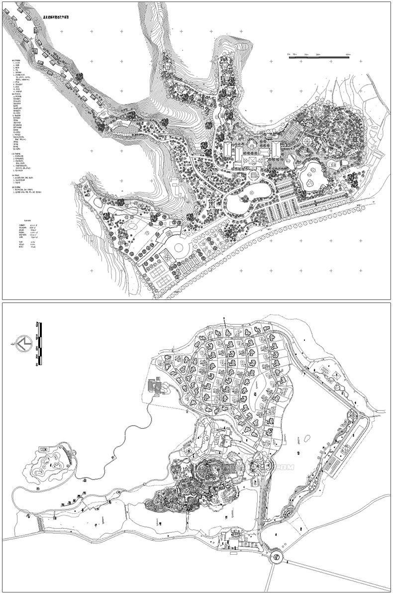 农业度假园CAD图纸旅游区度假村农家乐生态园规划设计总平面图纸 - 图3