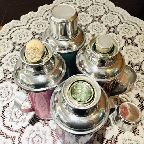 老式居家婚庆复古保暖壶经典怀旧手提暖瓶创意家用壶瓶玻璃内胆 - 图1