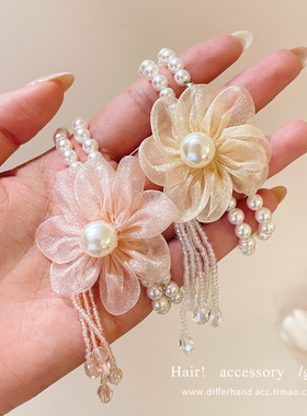 超仙温柔花朵颈链女choker！！