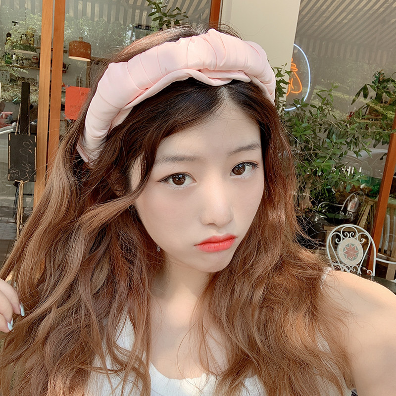 发箍式遮阳帽子女防晒遮脸韩版潮 differhand发饰