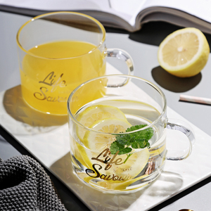 家用果汁燕麦杯玻璃水杯