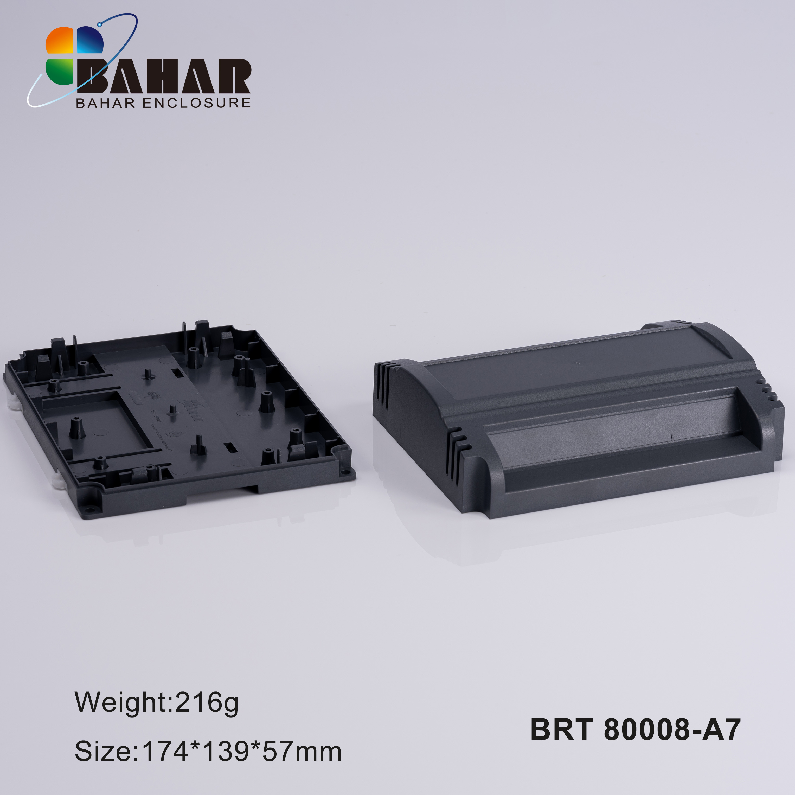 控制开关壳电器阻燃材料工控盒标准导轨巴哈尔BRT80008厂家直销