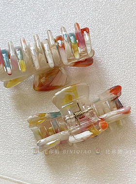 抓夹醋酸板材韩版耐用不伤发