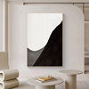 Minimalist black and white art living room decoration painting modern simple vertical version abstract light luxury entrance corridor aisle hanging painting