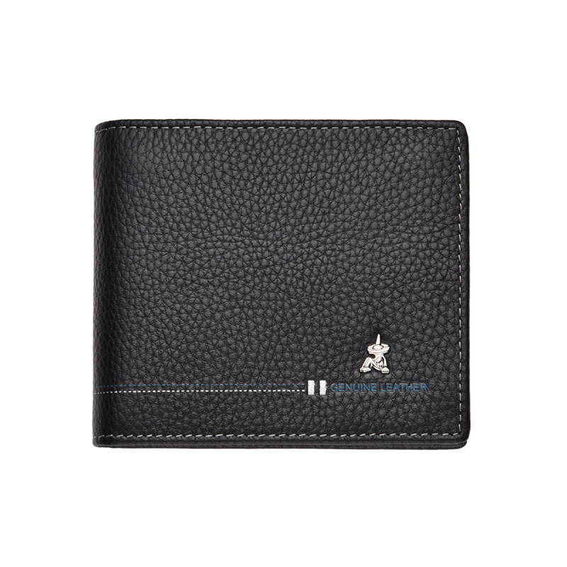 稻草人短款拉链真皮潮牌学生钱包 mexican德林坊钱包