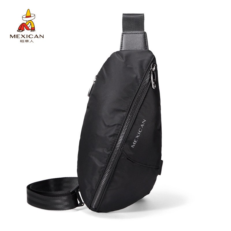 稻草人胸包男士休闲运动潮流斜挎包 mexican德林坊男士包袋