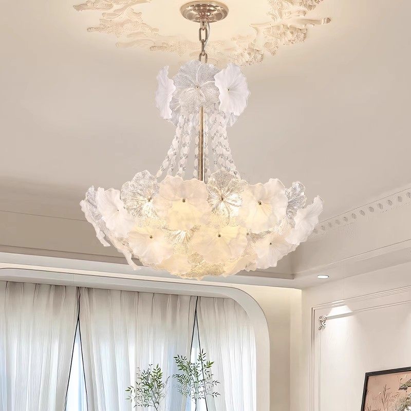 轻奢法式吊灯2025新款轻奢高级感客厅灯网红奶油风护眼卧室主灯具,淘宝优惠券,粉丝福利购,淘宝优惠卷