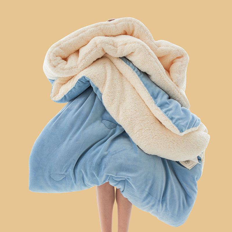 冬天羊羔绒双人丝棉被子冬被单人冬季牛奶绒毛毯加厚保暖春秋被芯,淘宝优惠券,粉丝福利购,淘宝优惠卷