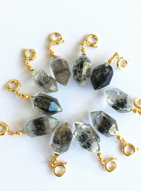 天然原矿闪灵钻女吊坠滴溜御彩