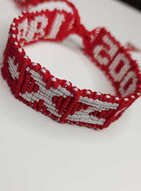 定制兔子手工编织小飞侠祝福红绳