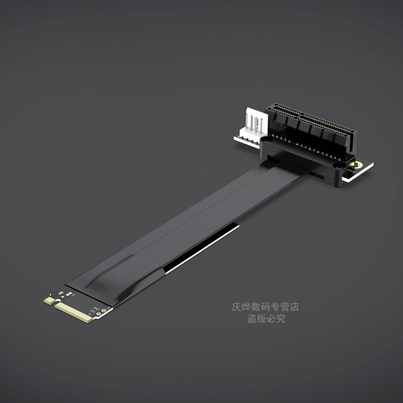 pci-e转固态硬盘延长线支持3.0 x4 m.2转pcie NVME SSD转接线4X-图2